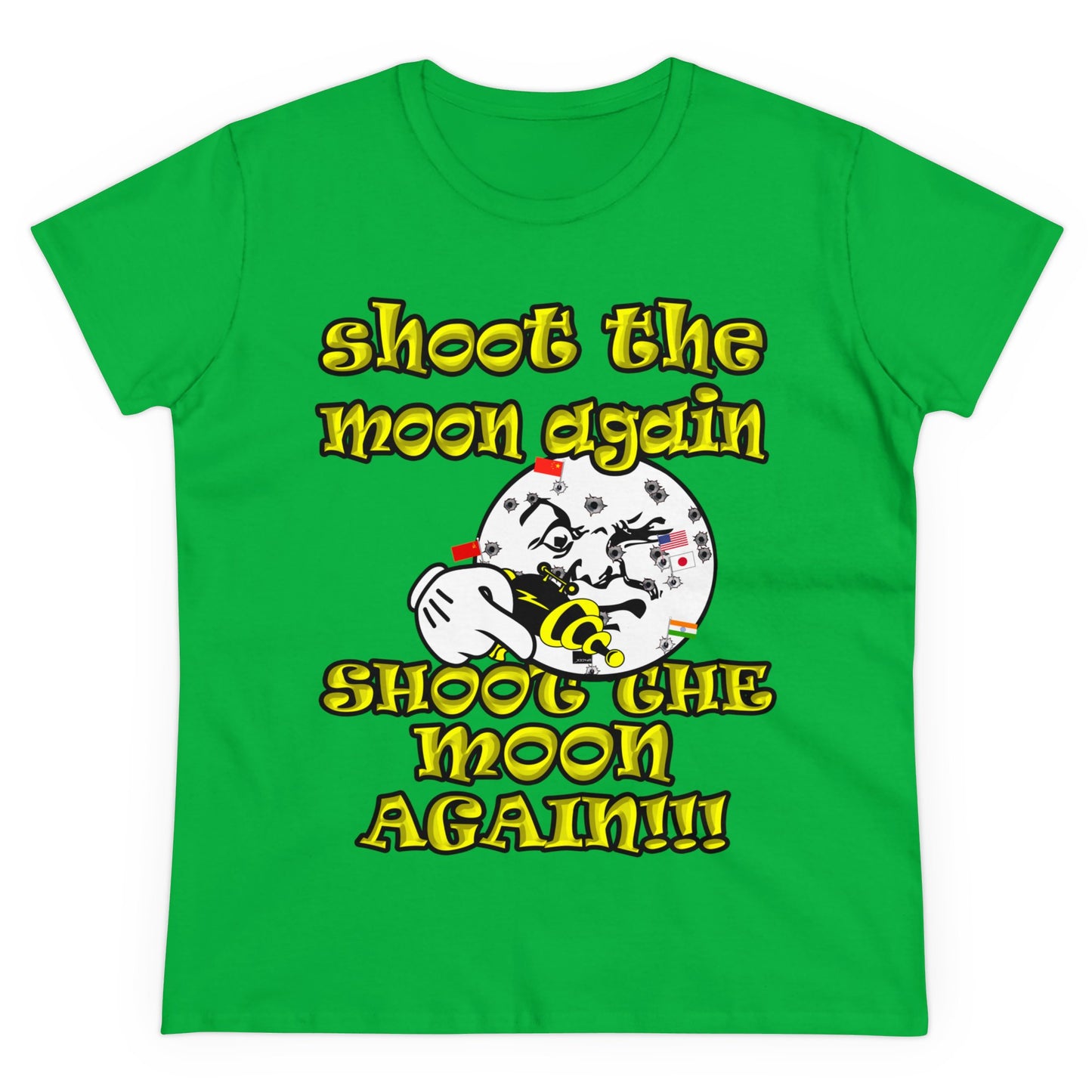 shoot the moon again - Women's Midweight Cotton Tee