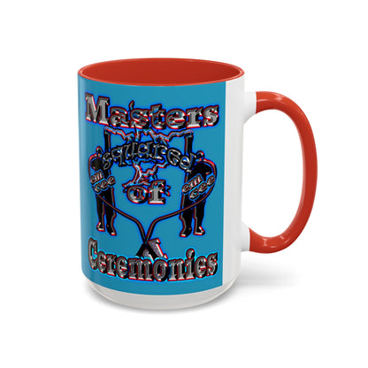 em cee squared - Accent Mug (turquoise)