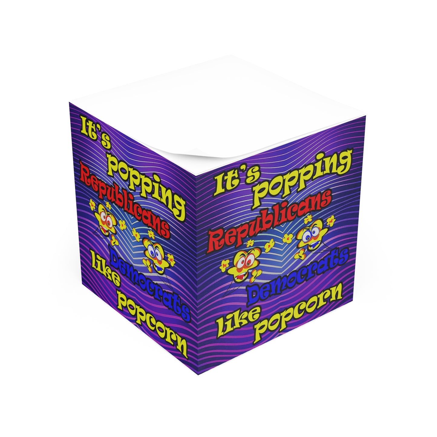 popping like popcorn - note cube (purple wave)