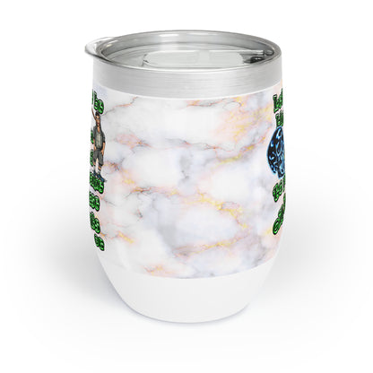 og - Chill Wine Tumbler (white marble)