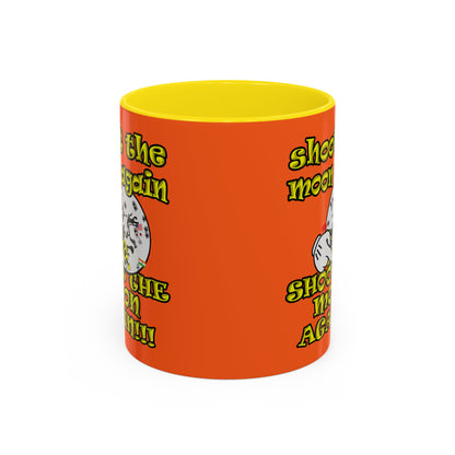 shoot the moon again - Accent Mug (orange)