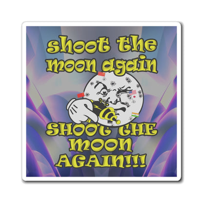 shoot the moon again - Magnets - (grey-pink wave)
