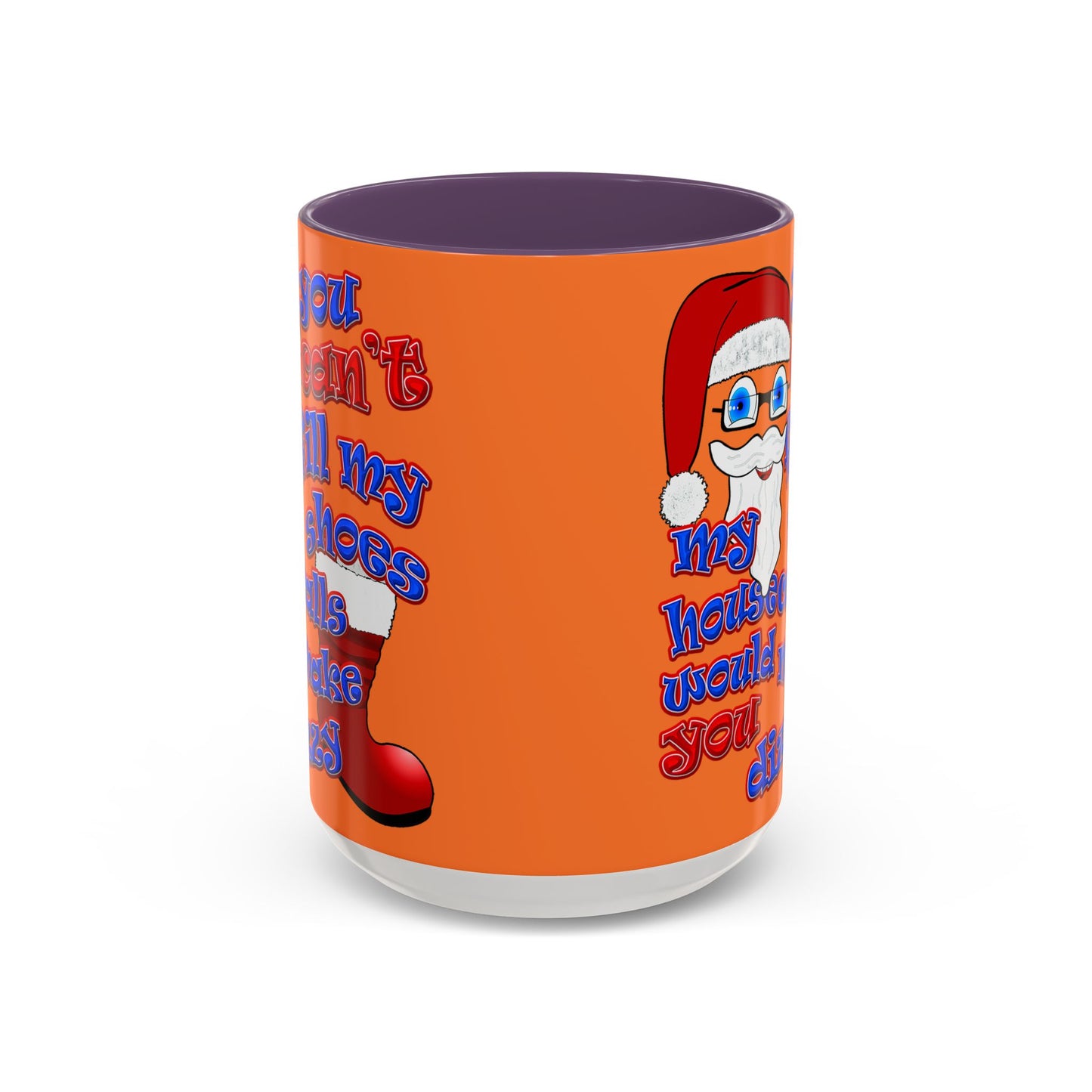 santa's shoes - Accent Mug (crusta)