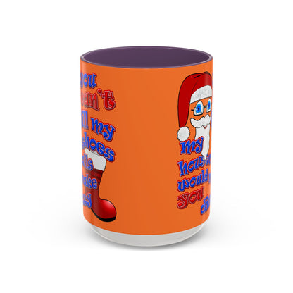 santa's shoes - Accent Mug (crusta)