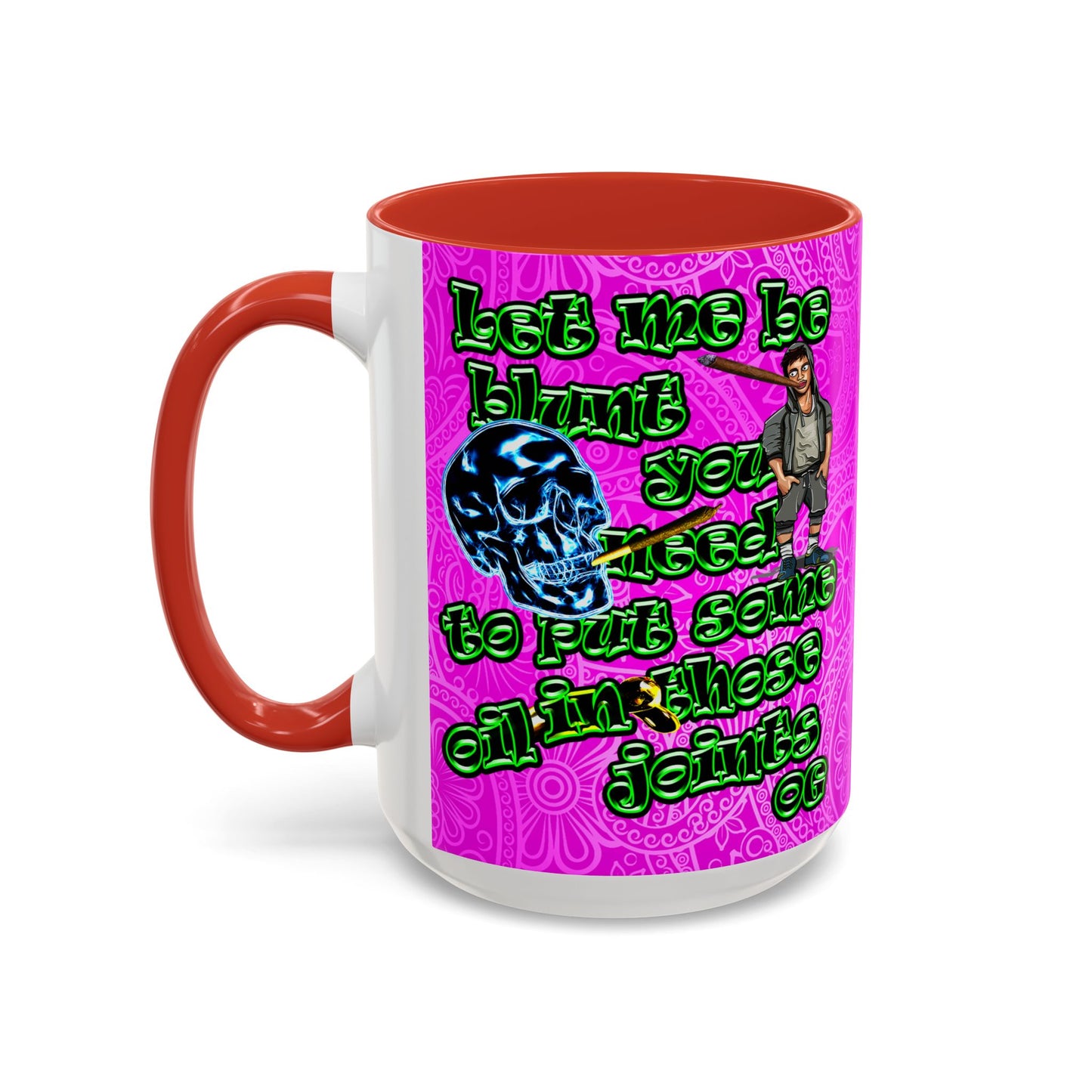 og - Accent Mug (pink swirl)