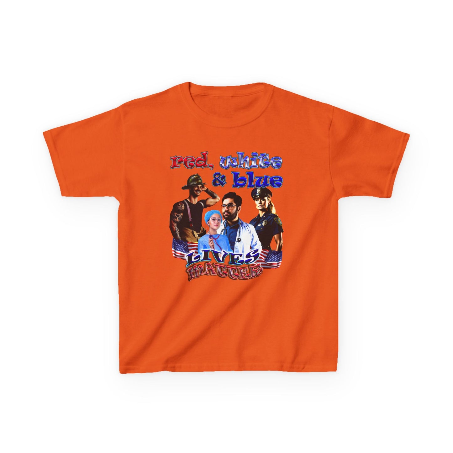 rw&b lives matter - Kids Heavy Cotton™ Tee