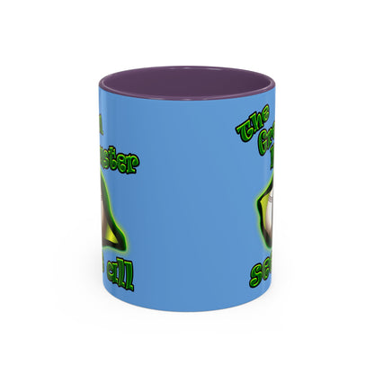 green monster - Accent Mug (light blue)
