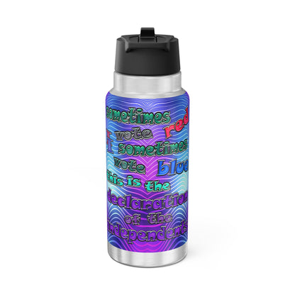 declaration of the independents - Gator Tumbler, 32oz  (purple wave)
