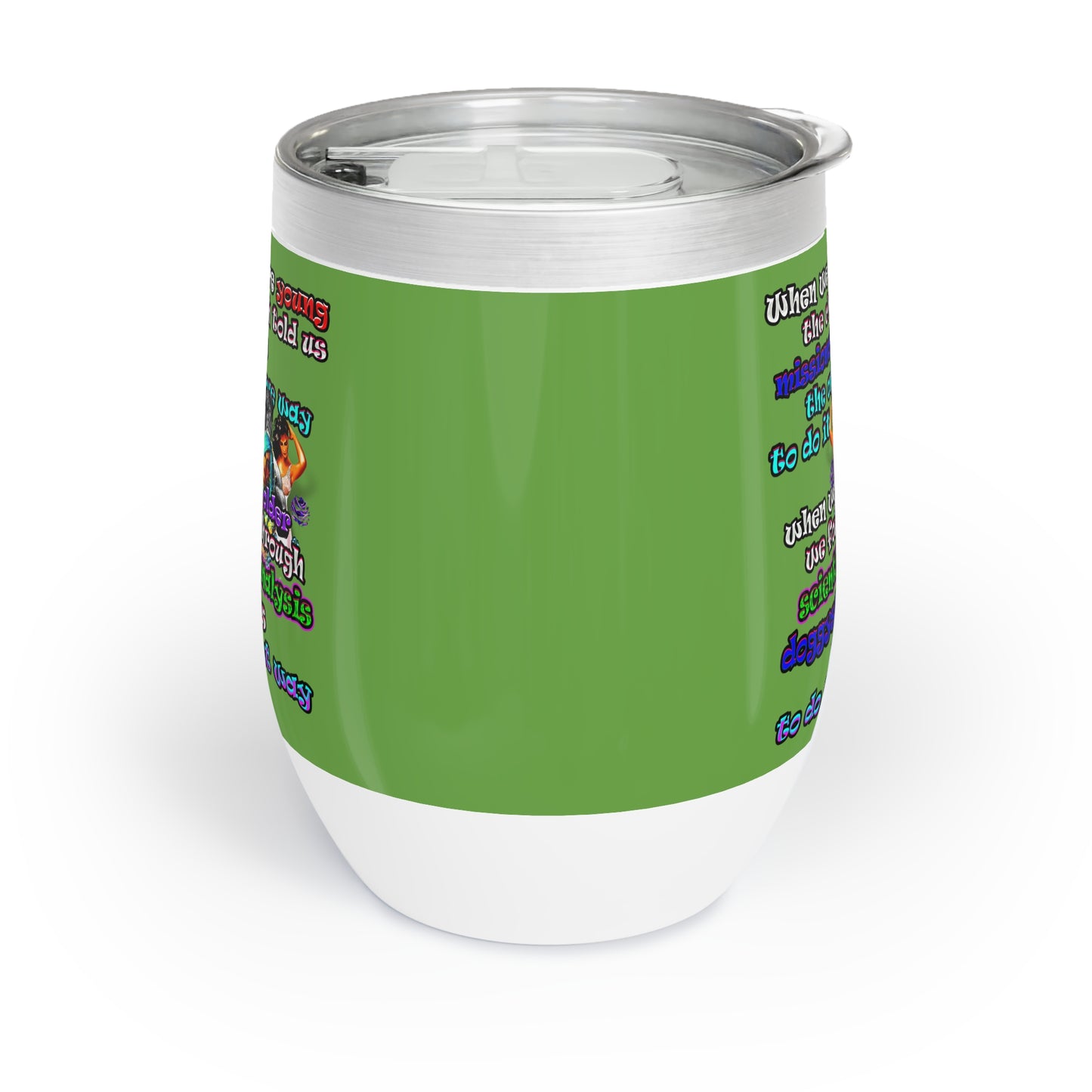 doggystyle - Chill Wine Tumbler (green)