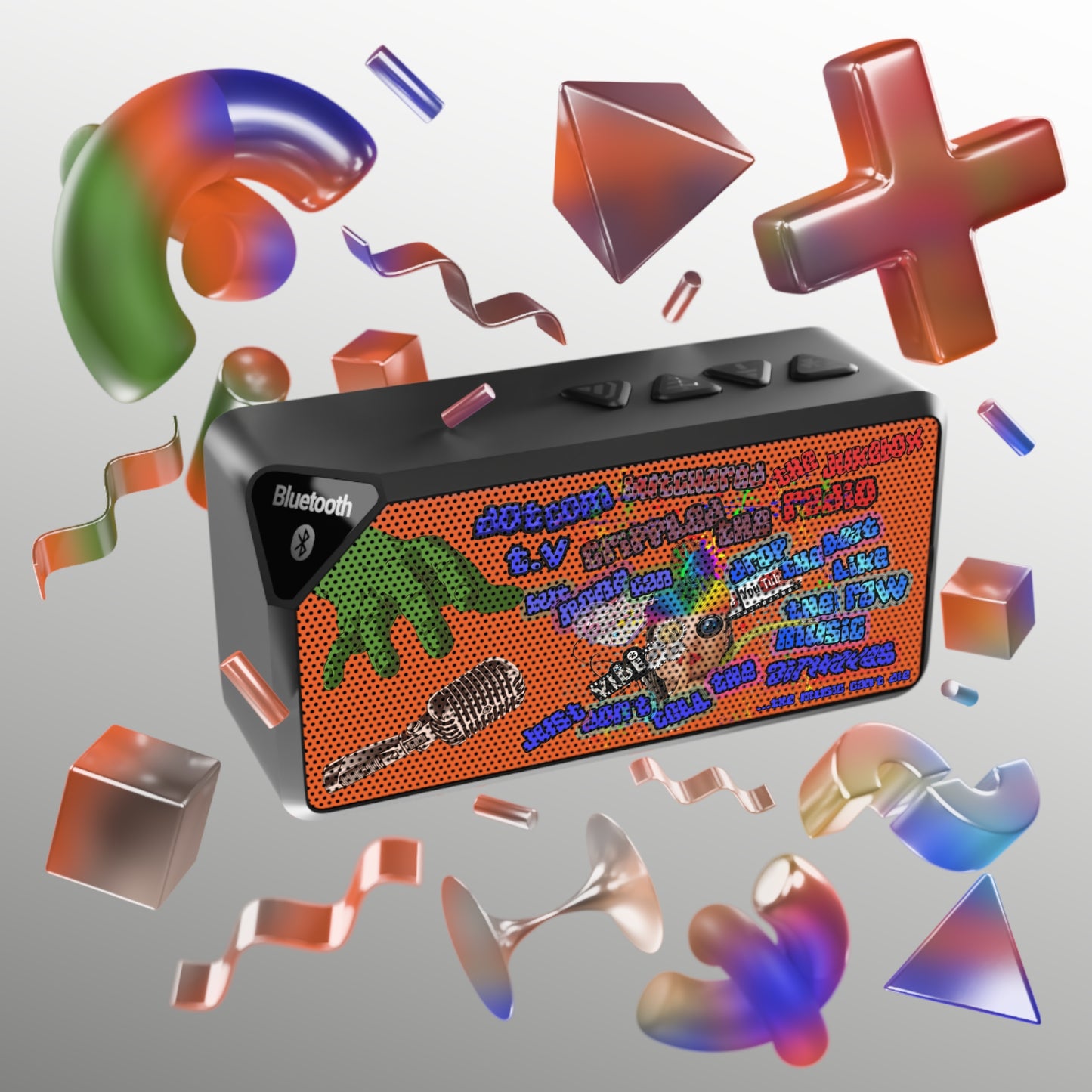 drop the beat - Jabba Bluetooth Speaker (orange)