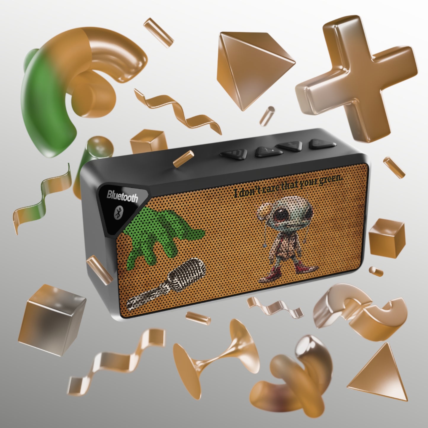 I don't care that your green - Jabba Bluetooth Speaker (brown papyrus)