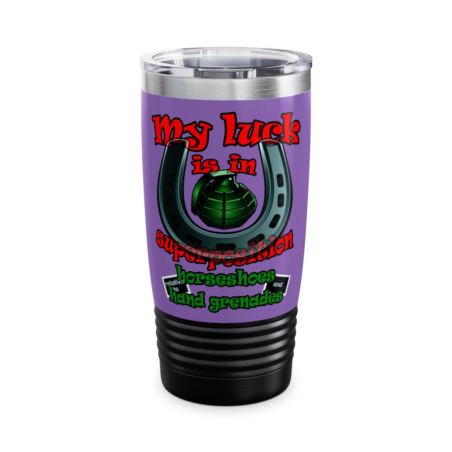 my luck - Ringneck Tumbler, 20oz (light purple)