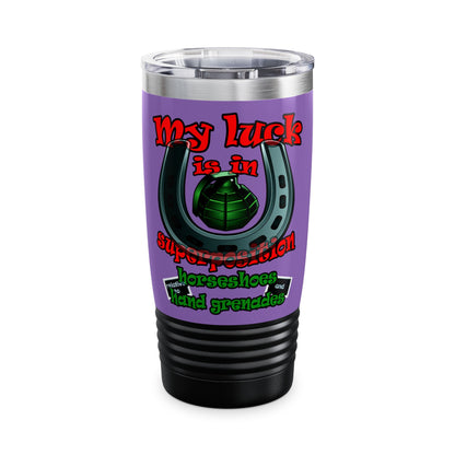 my luck - Ringneck Tumbler, 20oz (light purple)