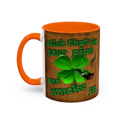 celtics logo - Accent Mug (brown papyrus)