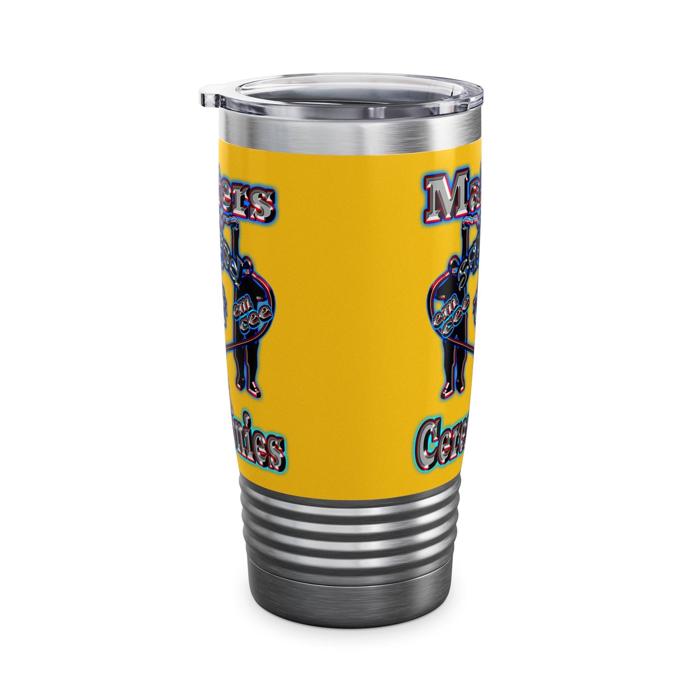 em cee squared - Ringneck Tumbler, 20oz (yellow)