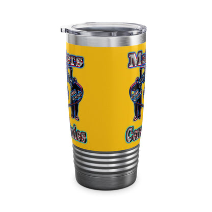 em cee squared - Ringneck Tumbler, 20oz (yellow)