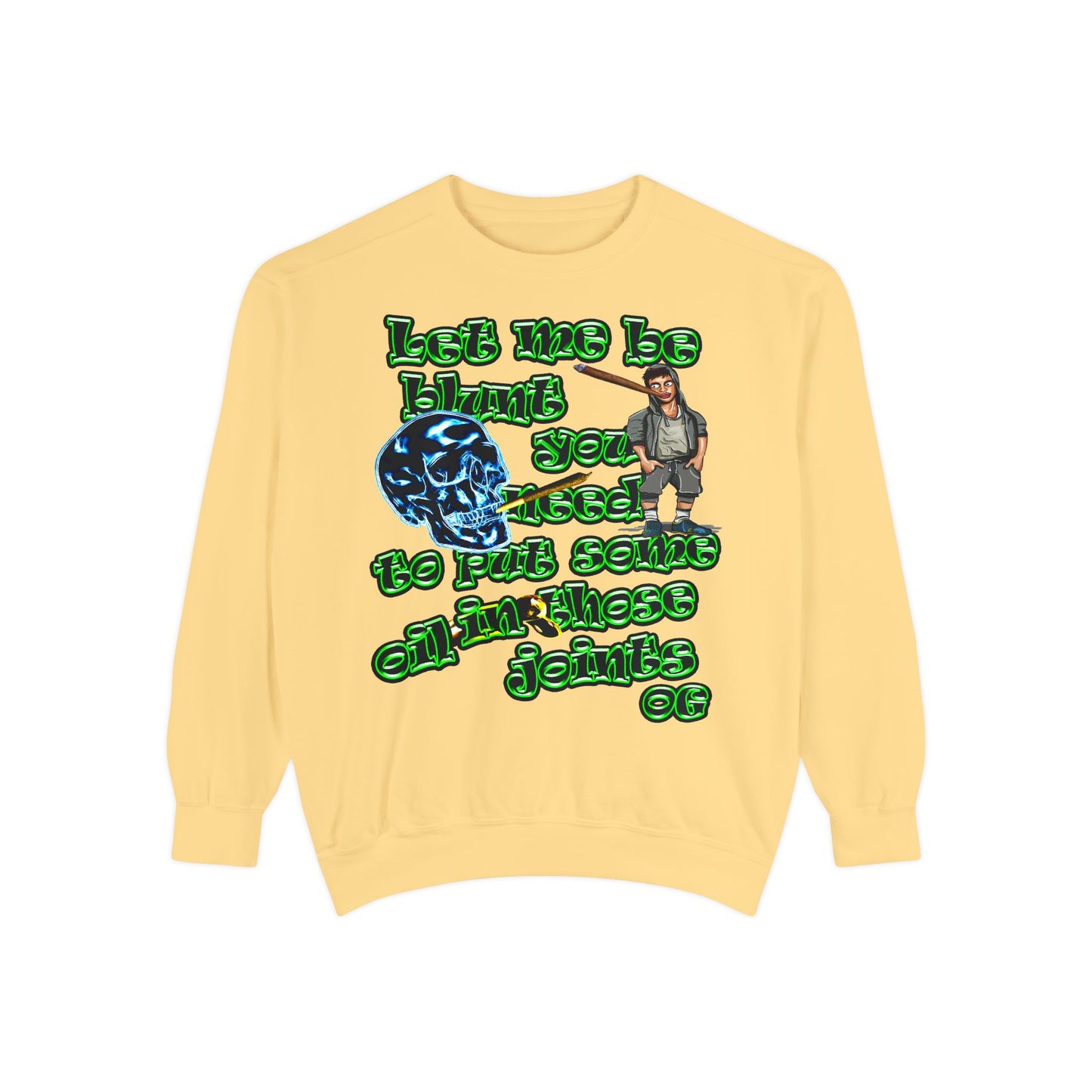 og - Unisex Garment-Dyed Sweatshirt