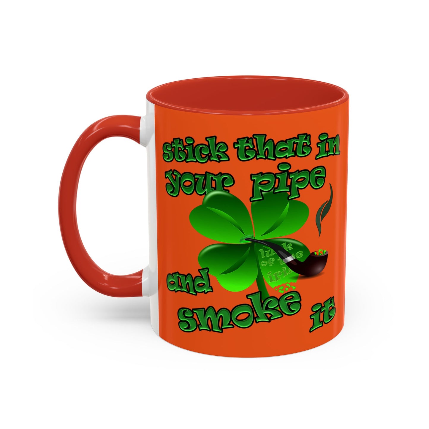 celtics logo - Accent Mug (orange)