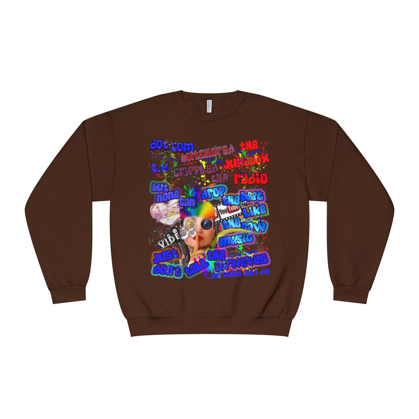 drop the beat - Unisex NuBlend® Crewneck Sweatshirt