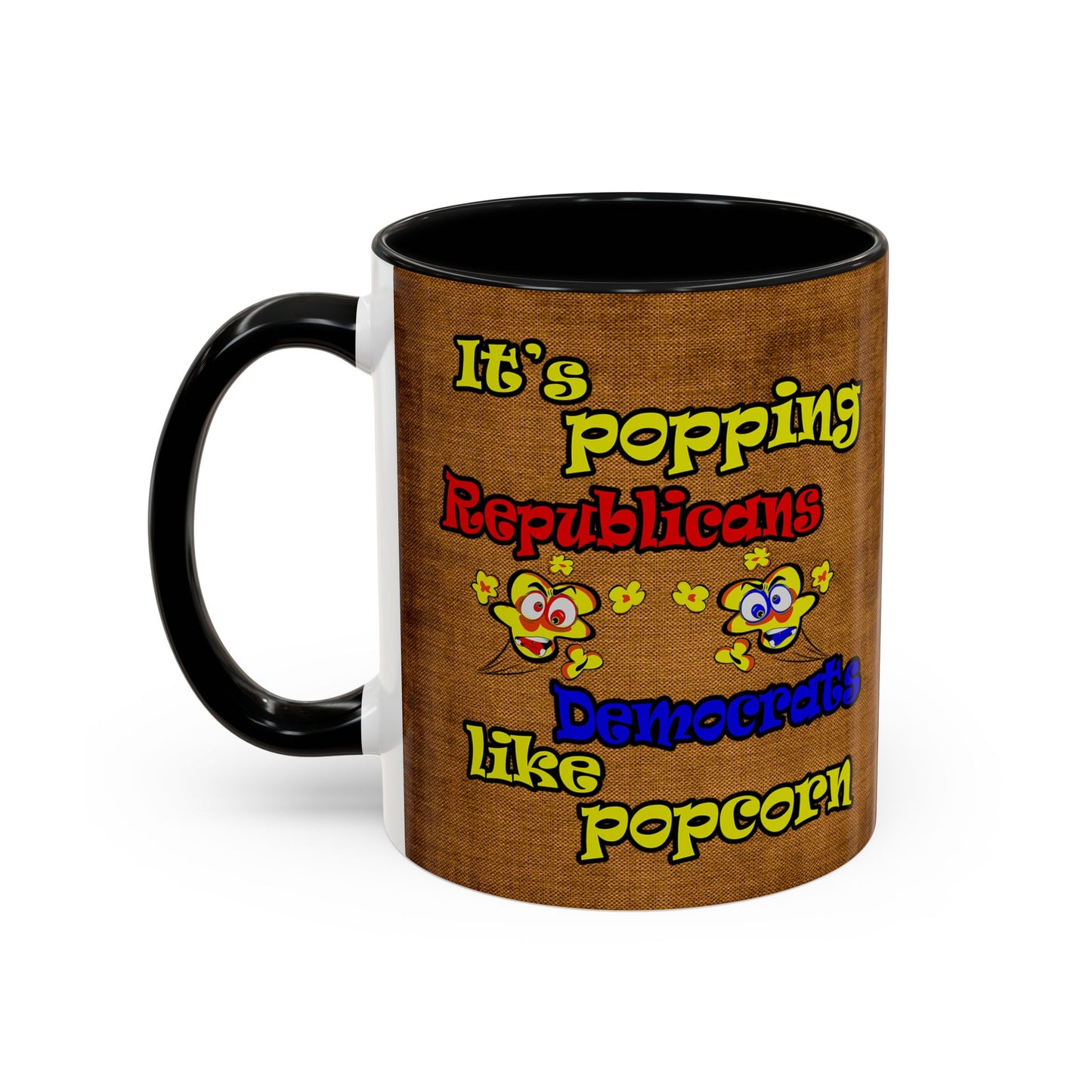 popping like popcorn - Accent Mug (brown papyrus)