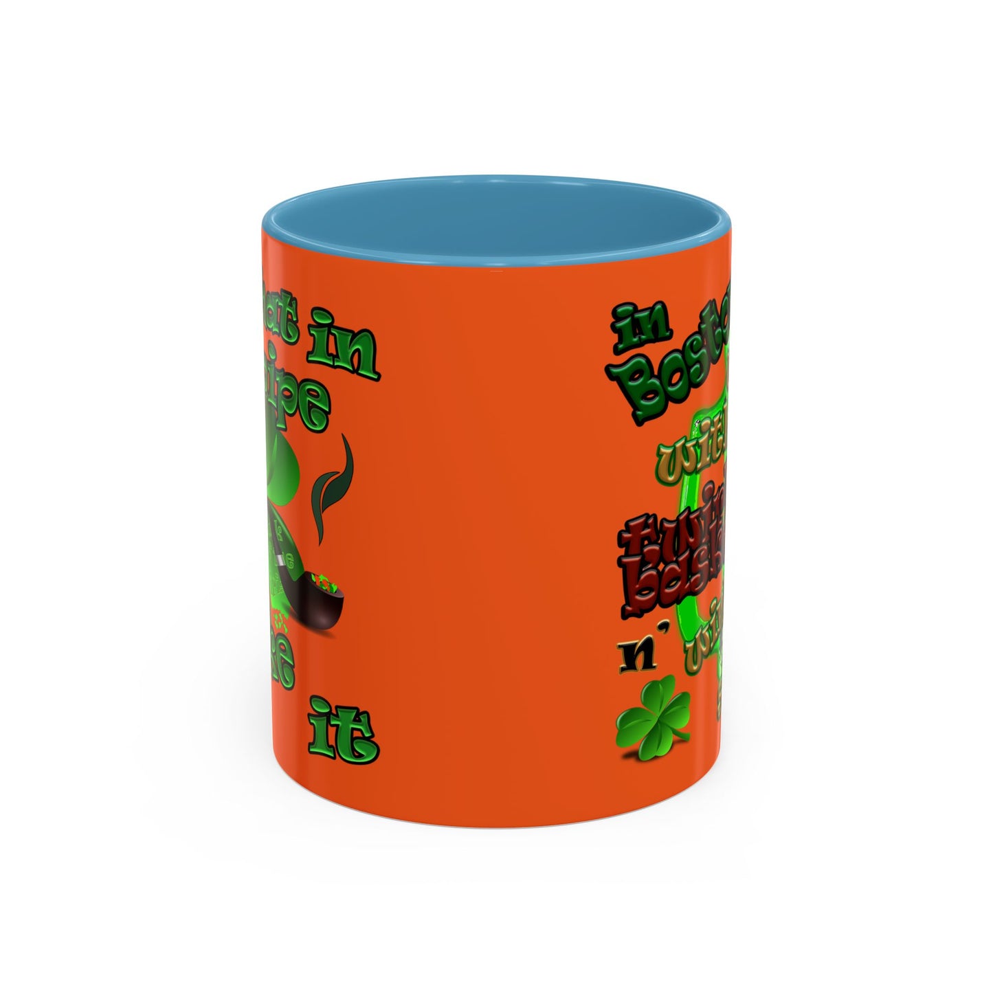 celtics logo - Accent Mug (orange)
