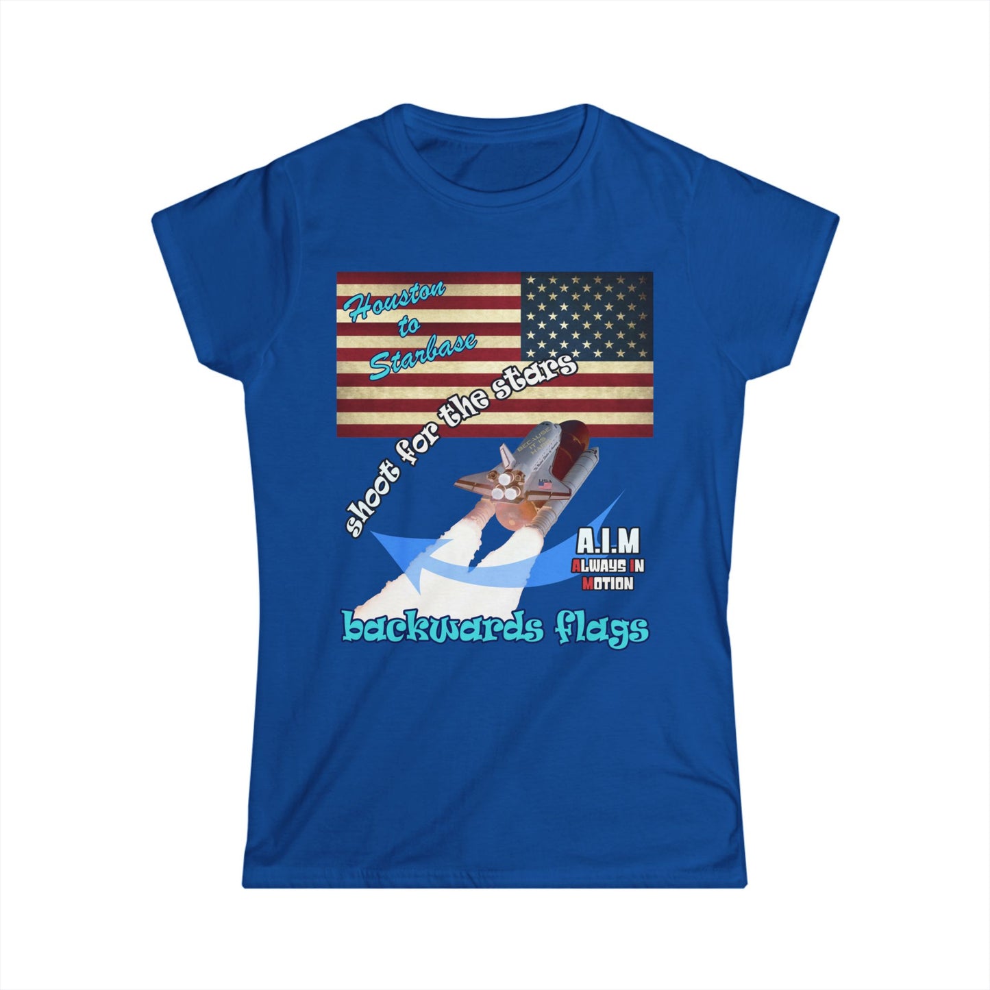 shoot for the stars - Women's Softstyle Tee