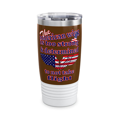 american wing - Ringneck Tumbler, 20oz (brown)