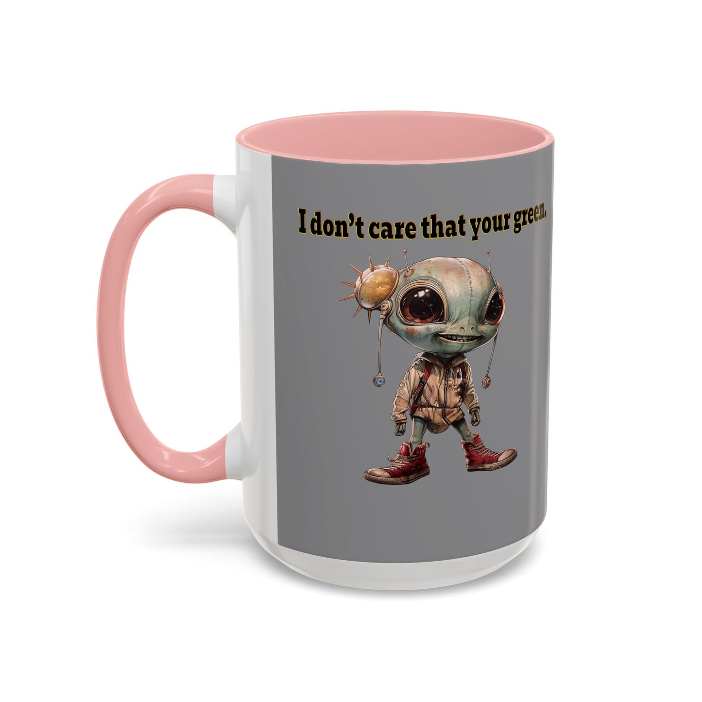 I don't care that your grey - Accent Mug (grey)