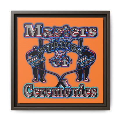 em cee squared - framed canvas art (crusta)