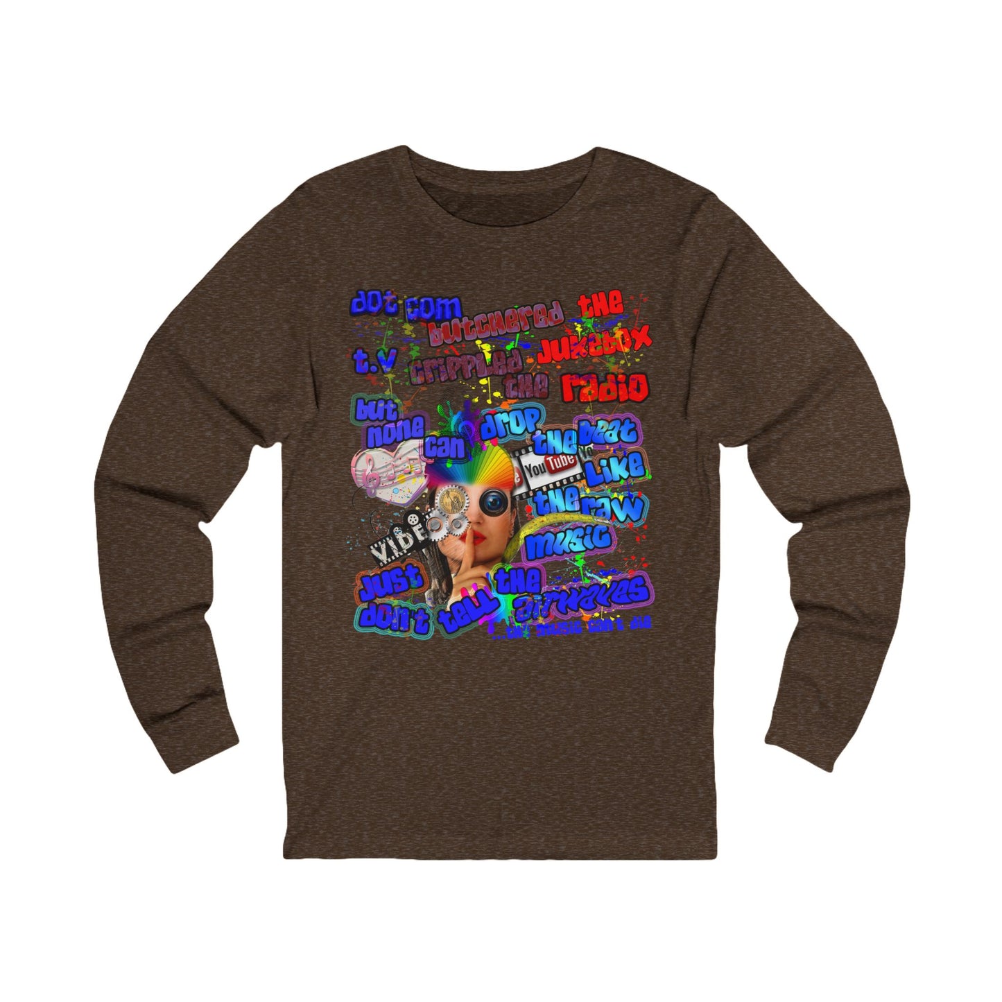 drop the beat - Unisex Jersey Long Sleeve Tee