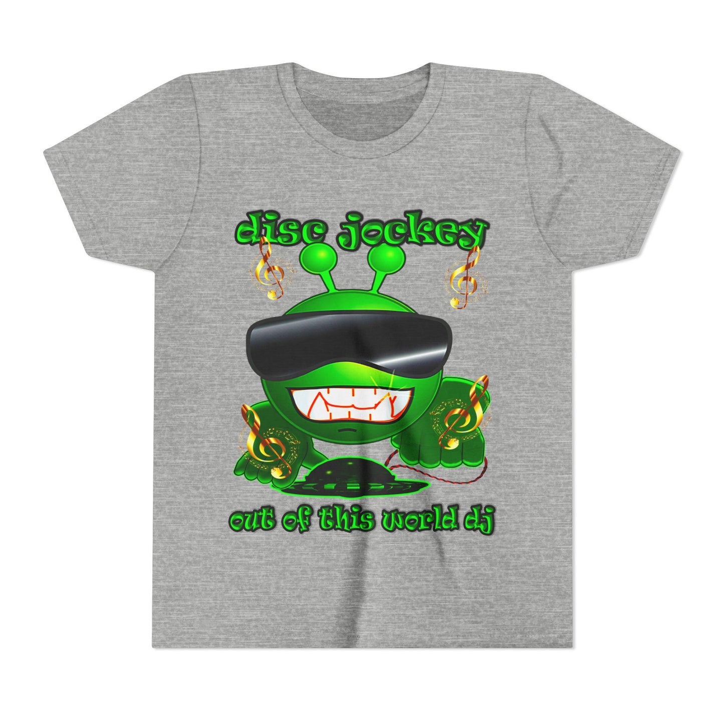 disc jockey - Youth Short Sleeve Tee