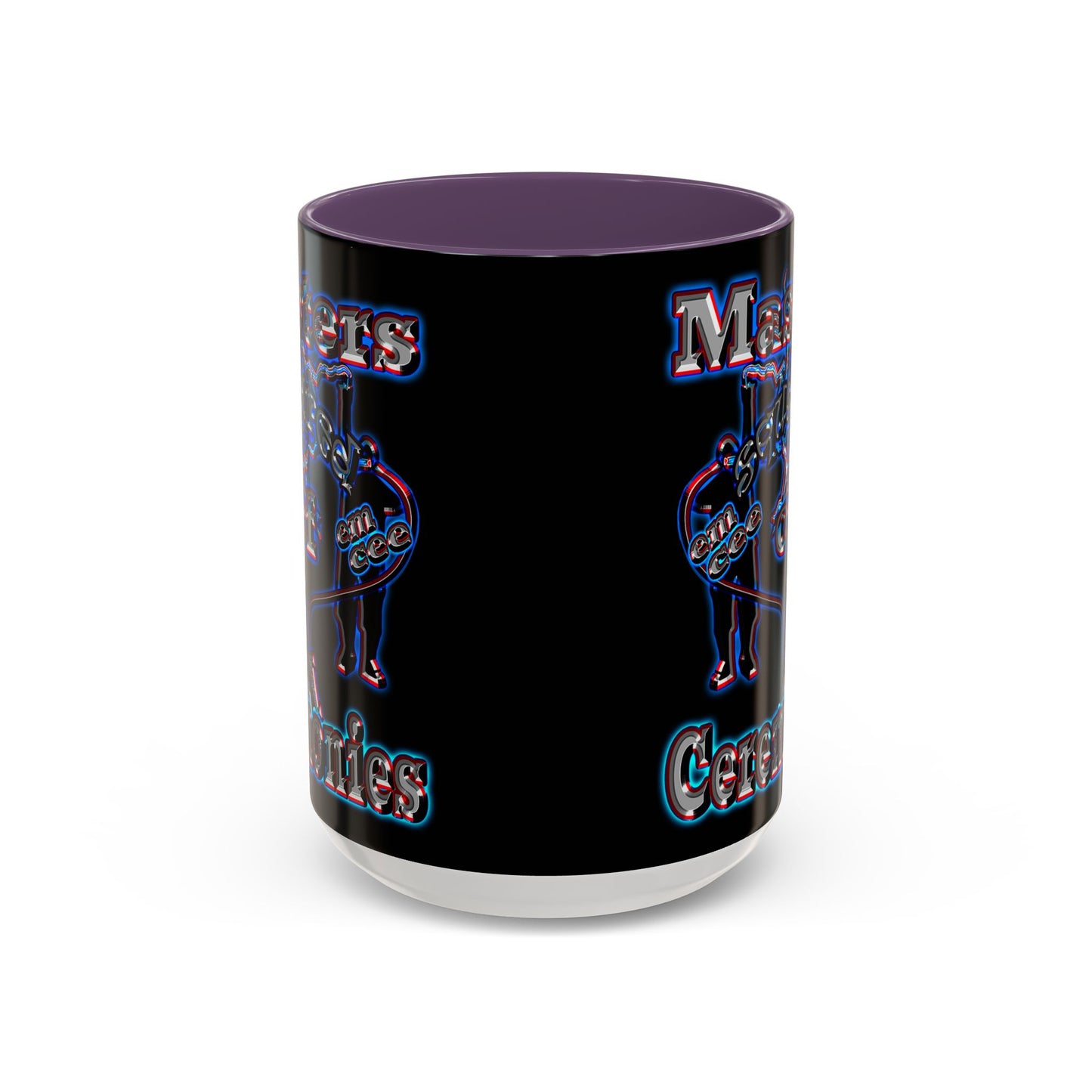 em cee squared - Accent Mug (black)
