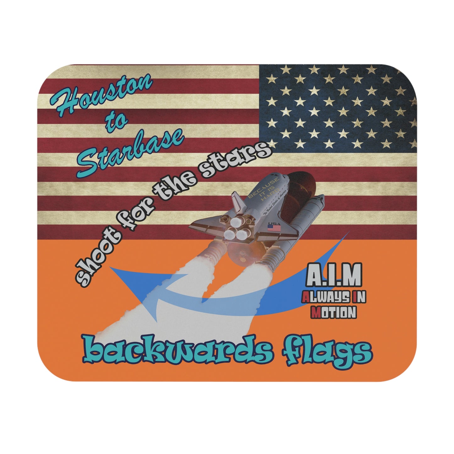 shoot for the stars - Mouse Pad (Rectangle) - (crusta)