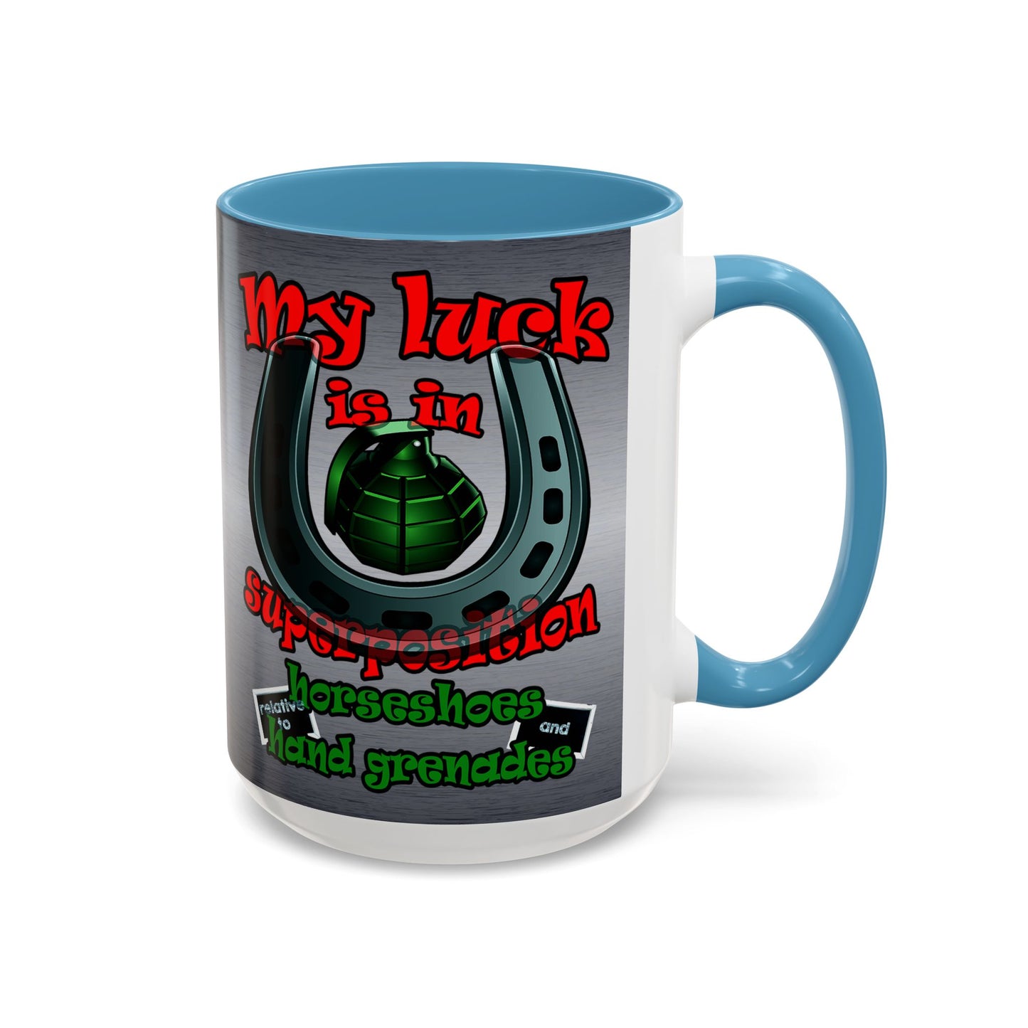 my luck - Accent Mug (brushed nickel)