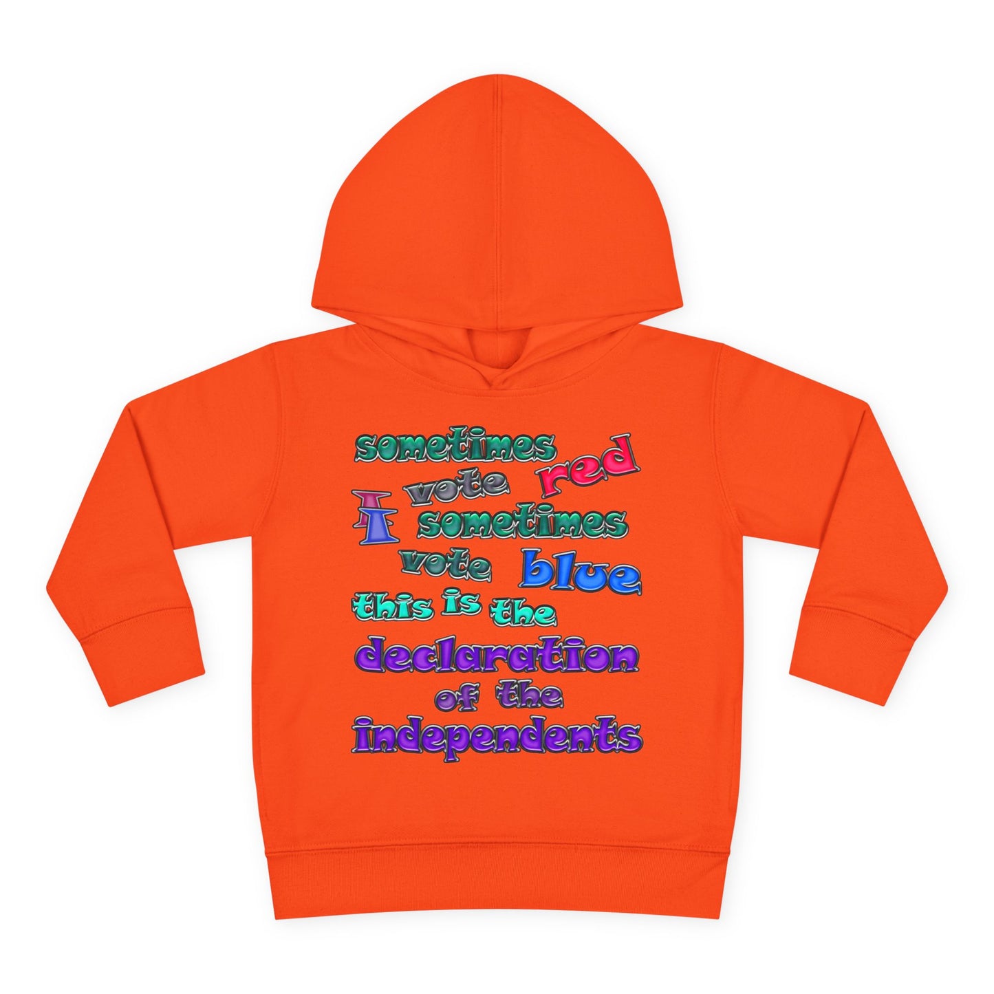declaration of the independents - Toddler Pullover Fleece Hoodie