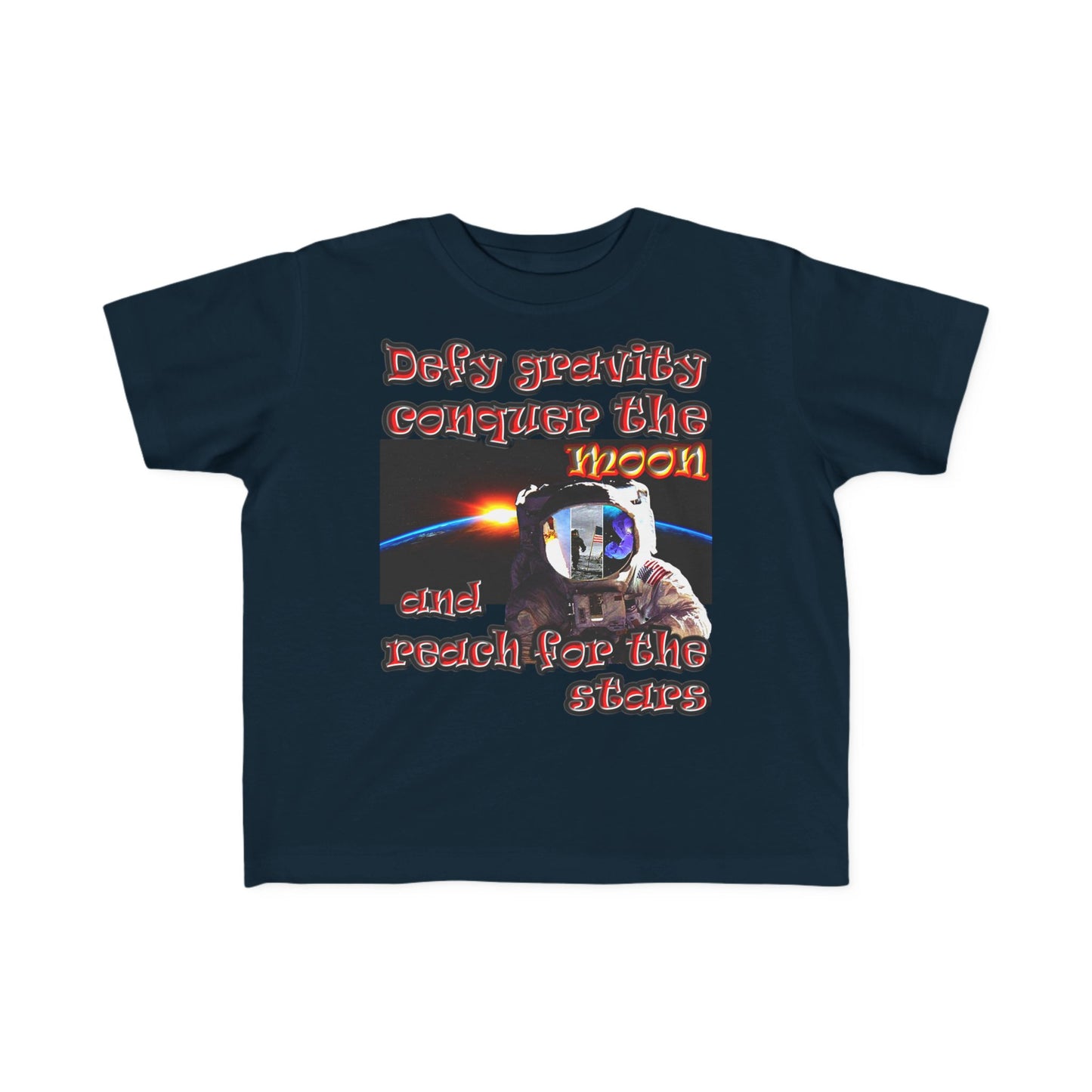 defy conquer reach - Toddler's Fine Jersey Tee