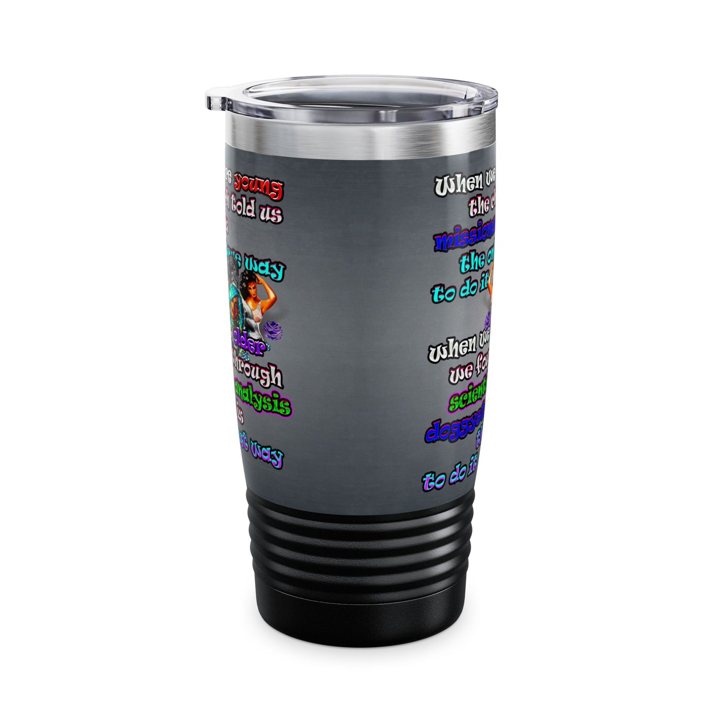 doggystyle - Ringneck Tumbler, 20oz (grey-light grey)