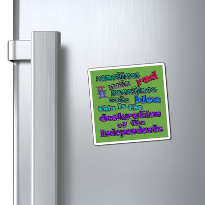 declaration of the independents - Magnets - (green)