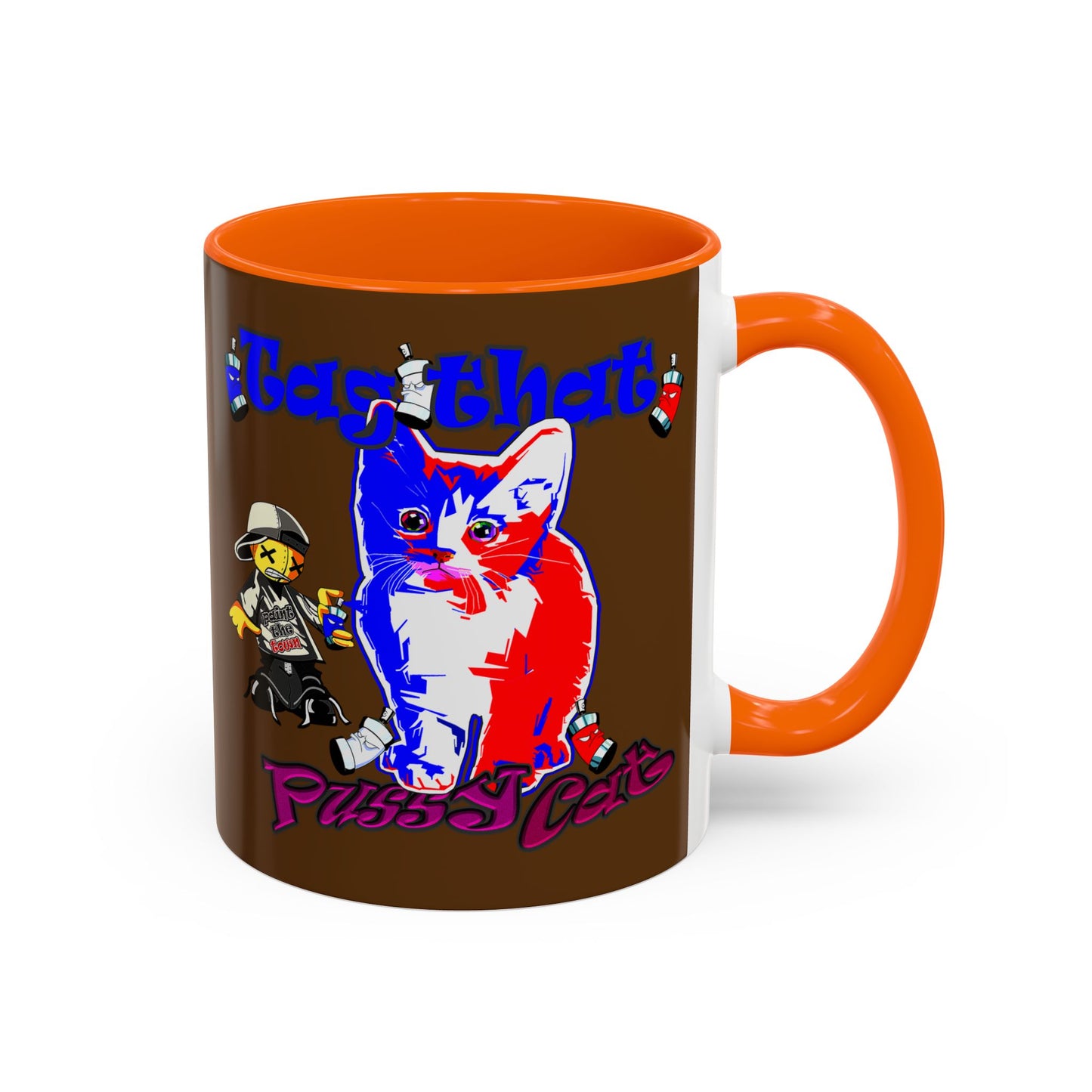 tag that - Accent Mug (brown)