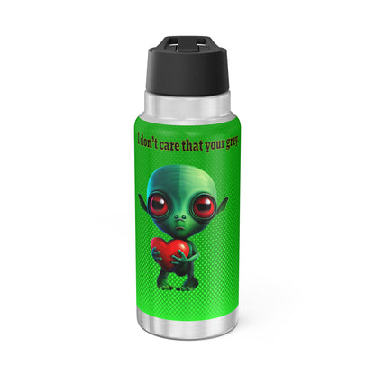 I don't care that your grey - Gator Tumbler, 32oz  (logo green)