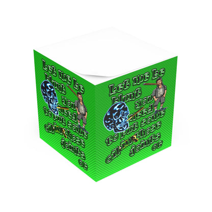 og - note cube (logo green)