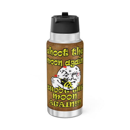 shoot the moon again - Gator Tumbler, 32oz  (brown papyrus)
