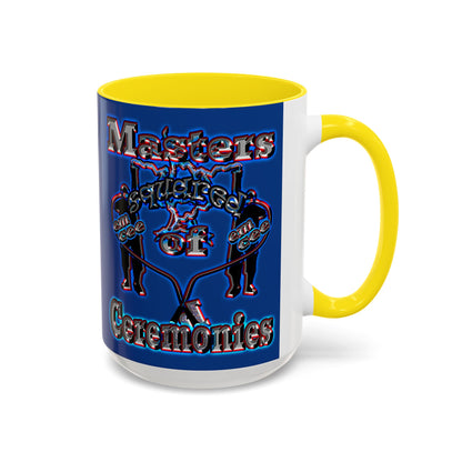 em cee squared - Accent Mug (dark blue)