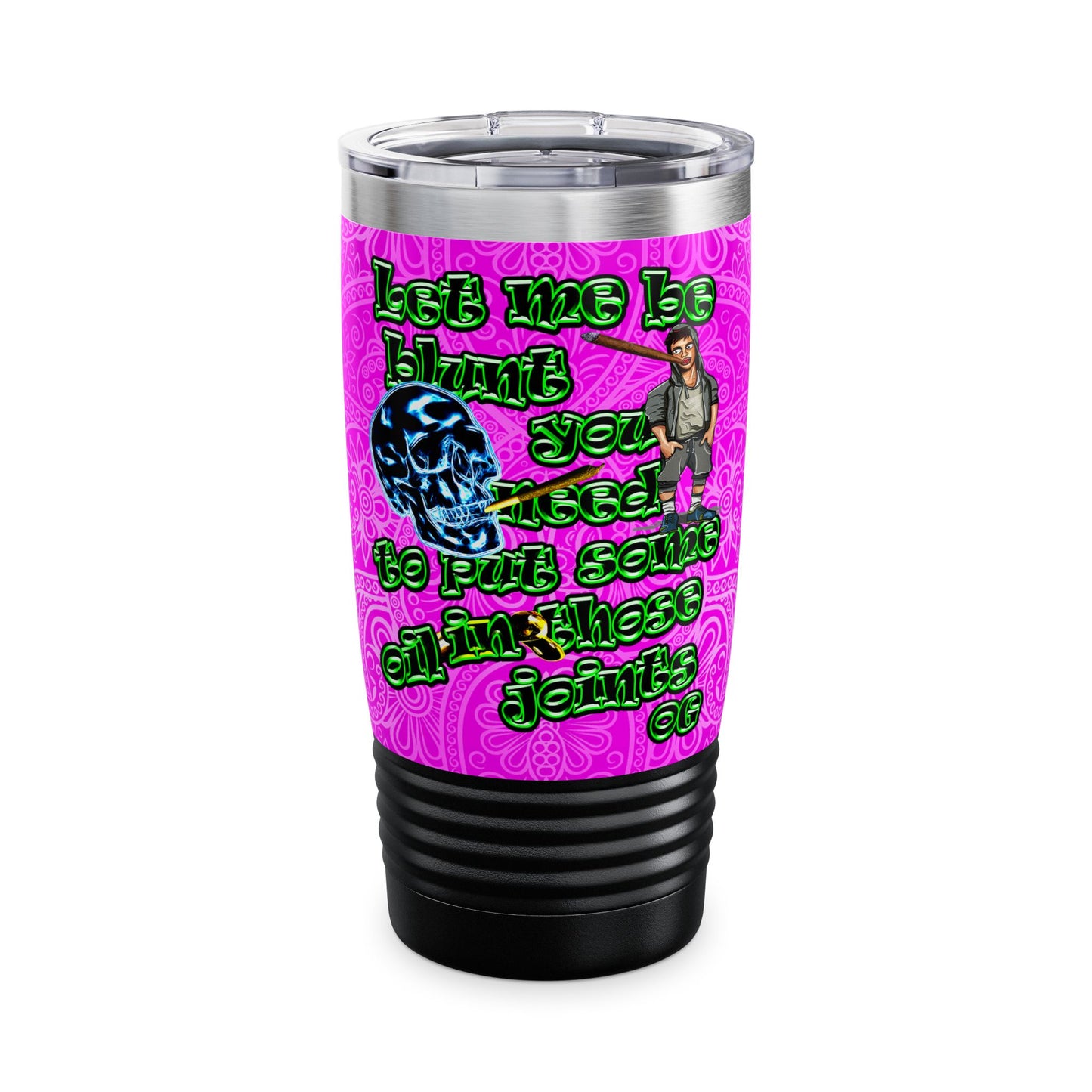 og - Ringneck Tumbler, 20oz (pink swirl)
