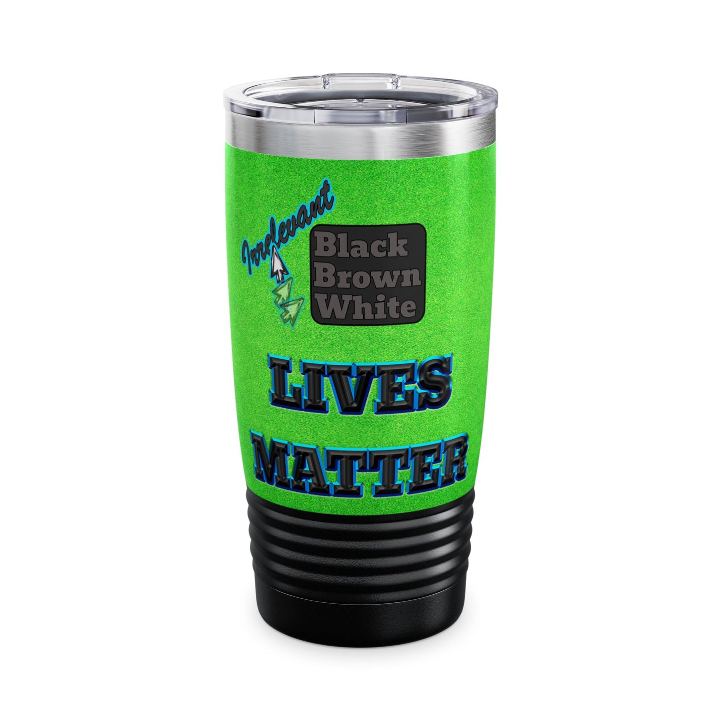irrelevant - Ringneck Tumbler, 20oz (green turf)