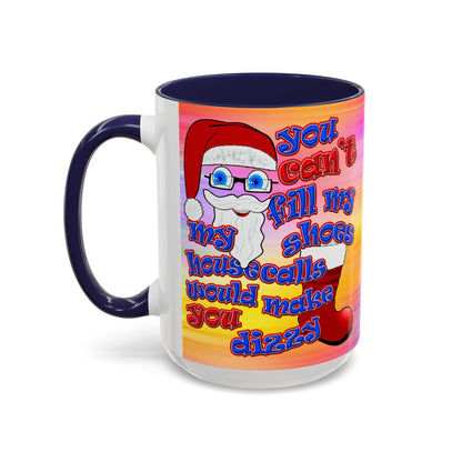 santa's shoes - Accent Mug (color blur)