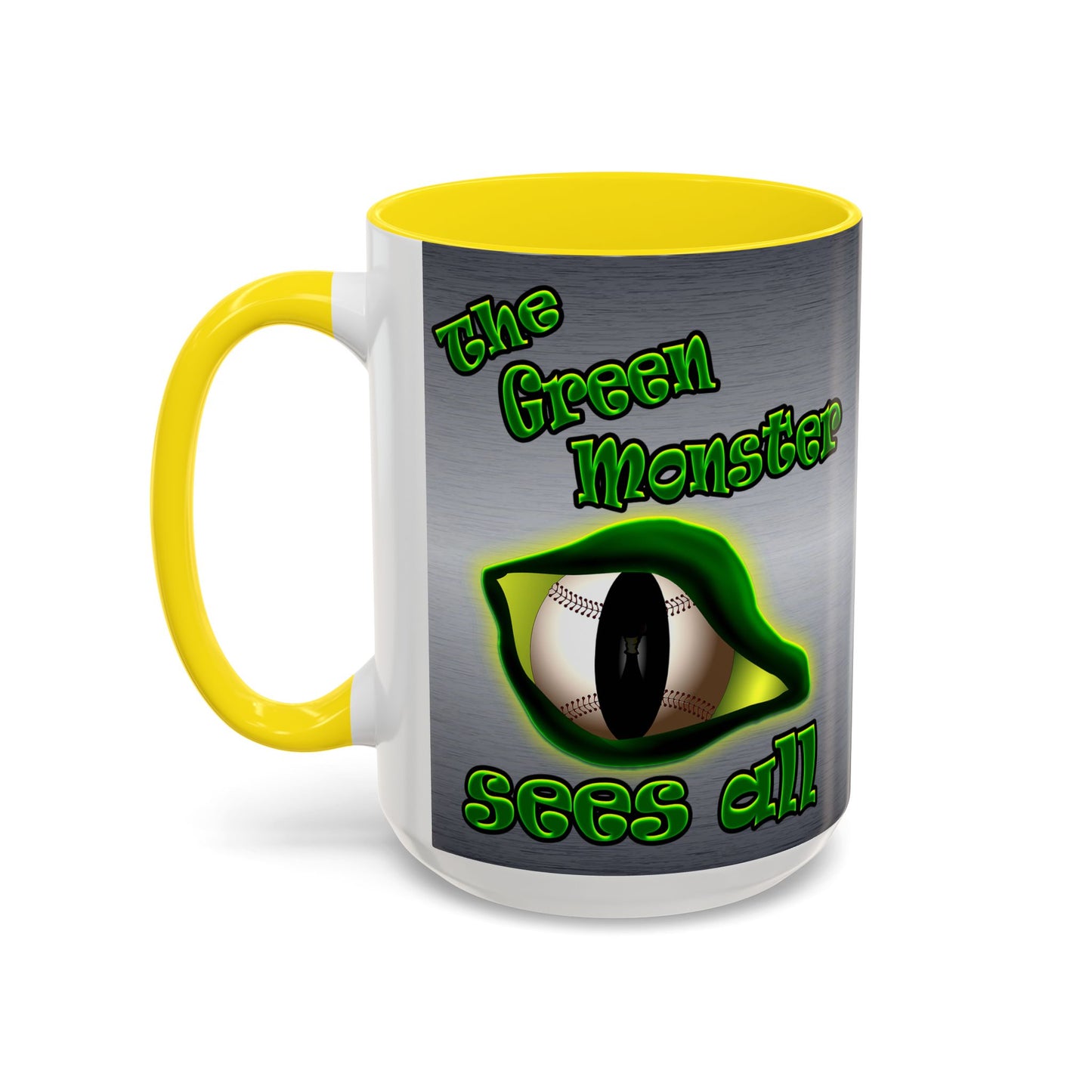 green monster - Accent Mug (brushed nickel)