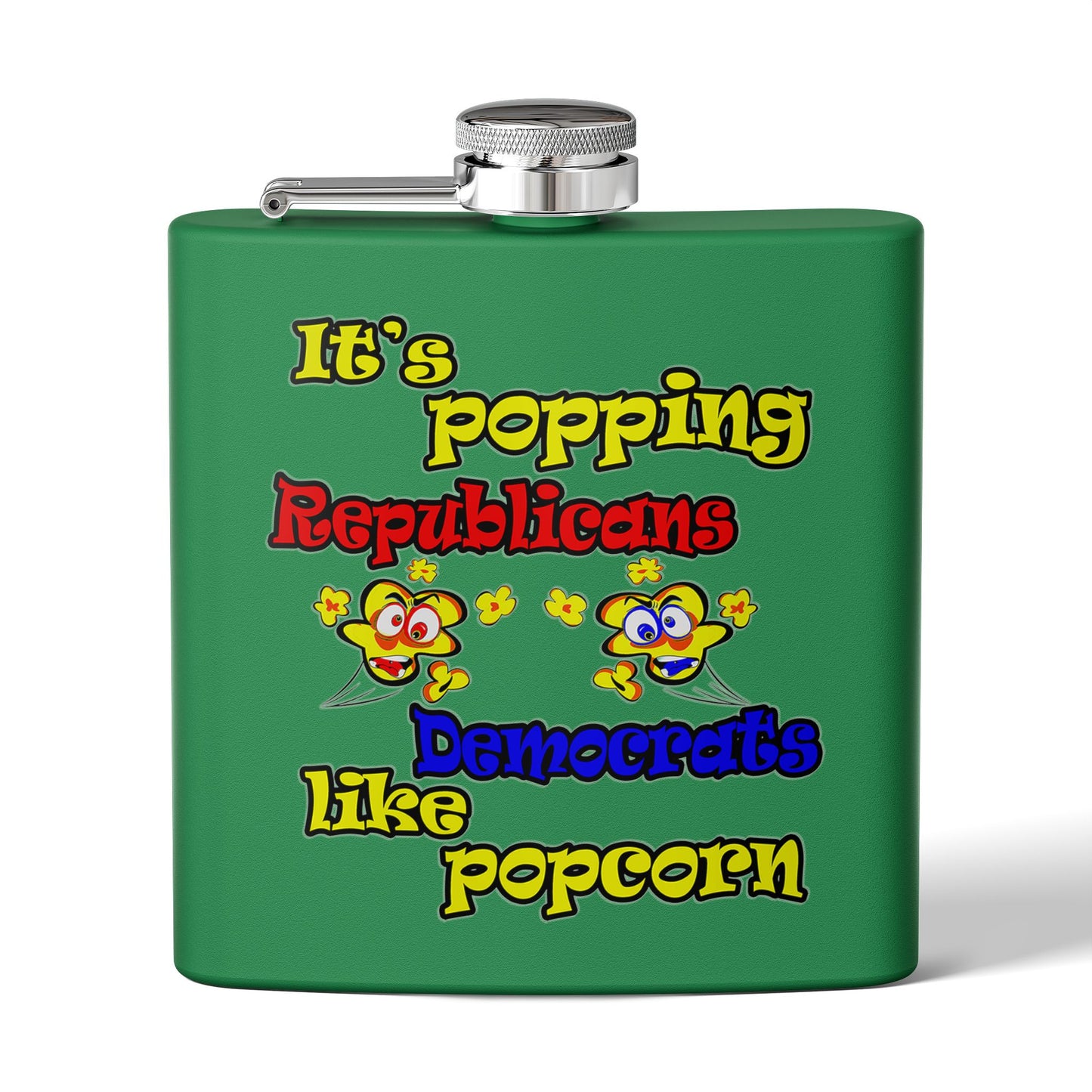 popping like popcorn - Stainless Steel Flask