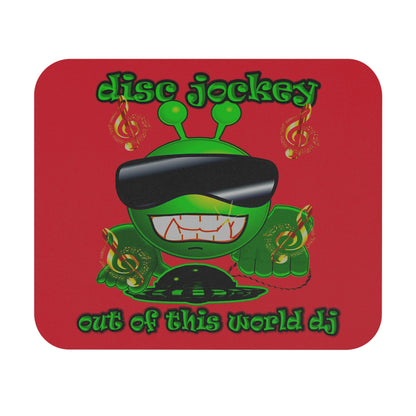 disc jockey - Mouse Pad (Rectangle) (dark red)