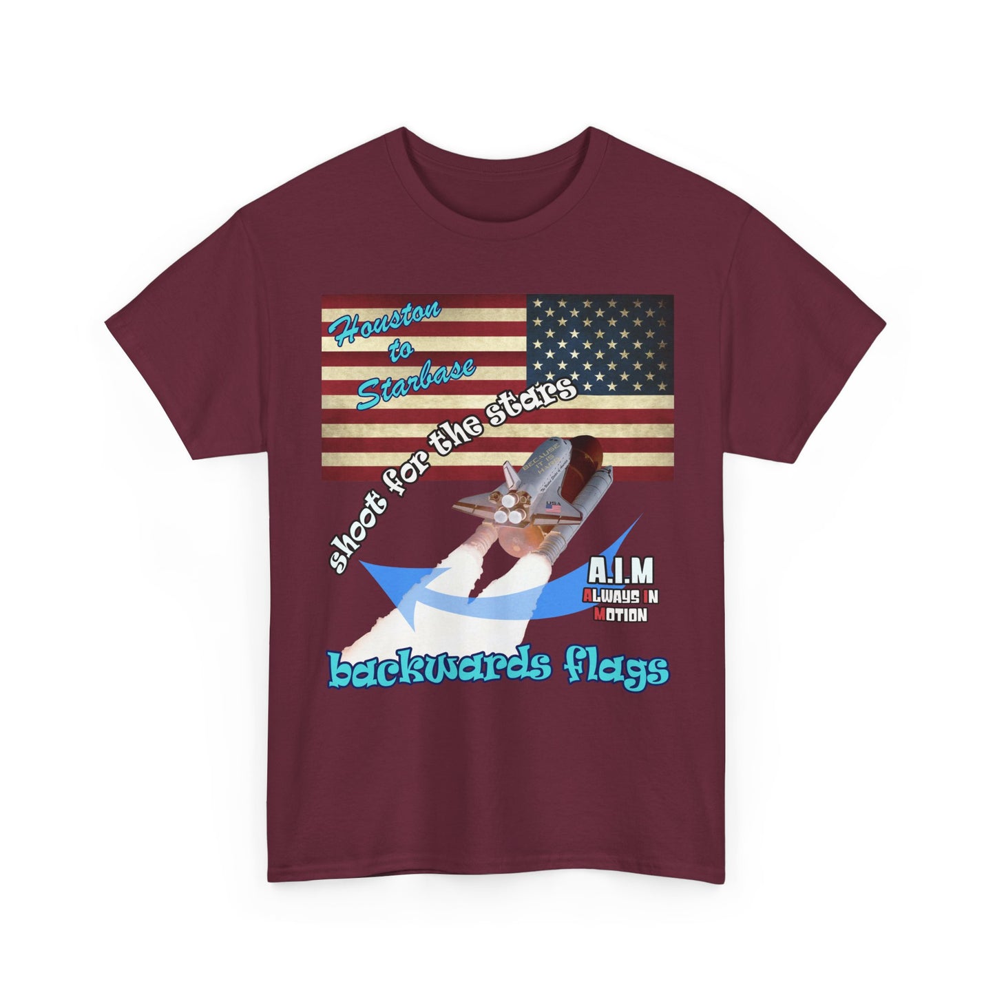 shoot for the stars - Unisex Heavy Cotton Tee